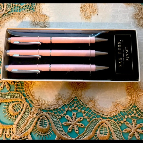 RAE DUNN best nana pink pen set NWT